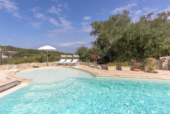 Enjoy the sparkling pool all day long