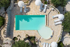 Sun loungers and sun umbrellas