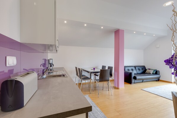 Living and dining room