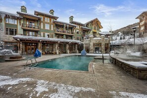 Outside pool area 