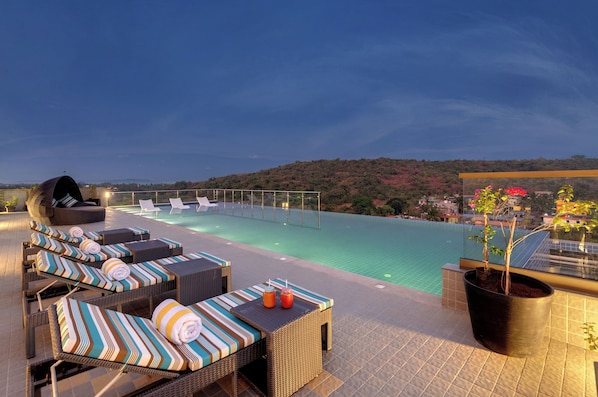 Pool auf dem Dach