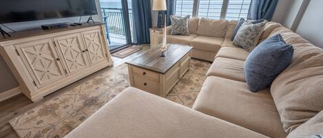 Large Family Room with Views of the Ocean