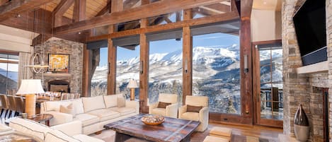 This Penthouse single-level Mountain Village unit features the most incredible views of the San Sophia Ridge in all Of Telluride.  Open concept build with a feel of the old world with gourmet and five star amenities.