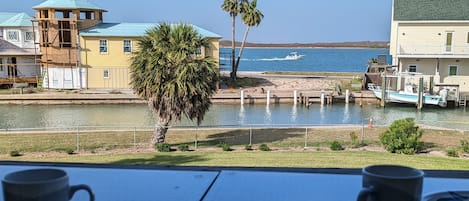 exterior - Gorgeous view of the ship channel!