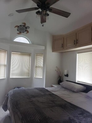 Master Bedroom with King Sized Bed