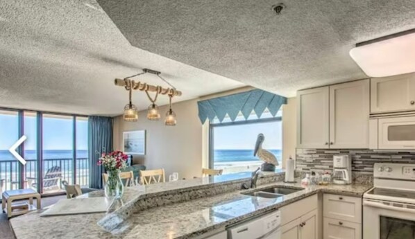 Stunning Ocean front views of the Atlantic throughout this family friendly condo