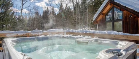 Winter or summer - hot tubs are good.