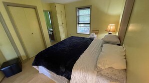 Bedroom 1.  King Bed. En suite bathroom.