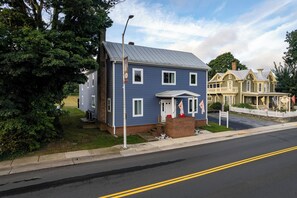 Front of the house with free street parking