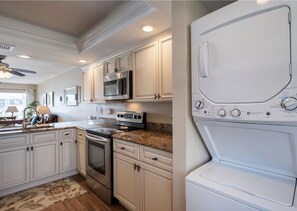 Kitchen with laundry