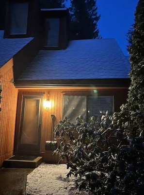 Exterior Front Entrance at Night