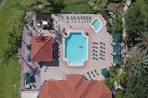 Resort pool and bar