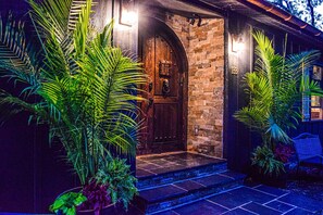 Exterior Front Door At Night