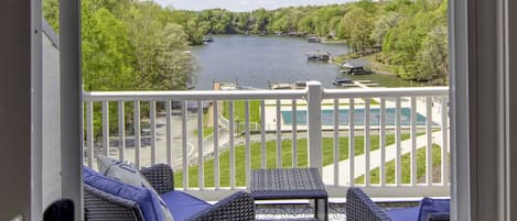 Imagine sipping some morning coffee while enjoying the tranquility of the lake.