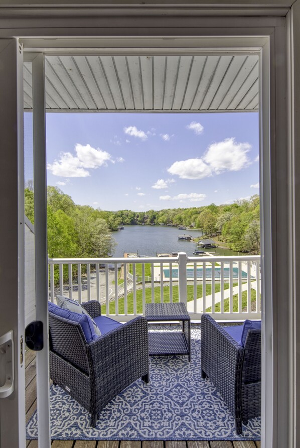 Imagine sipping some morning coffee while enjoying the tranquility of the lake.