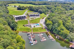 Our boat slip offers quick access to both the lake and condo!