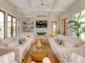 Living room with TV