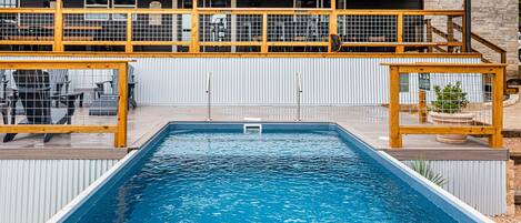 Private Salt Water Pool with a View