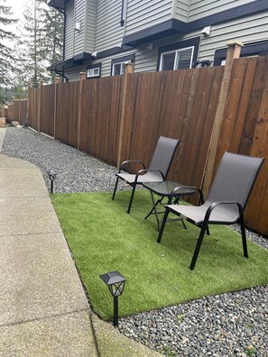 Outside seating