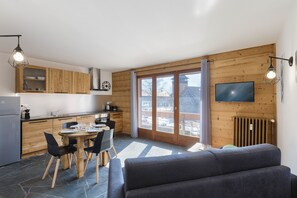 Open plan living area