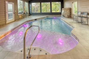 Private heated indoor pool!