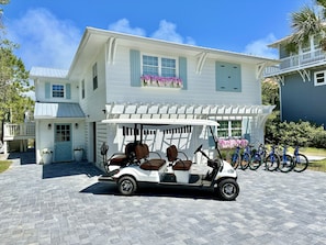 Ample Driveway Parking + Golf Cart and Bikes!