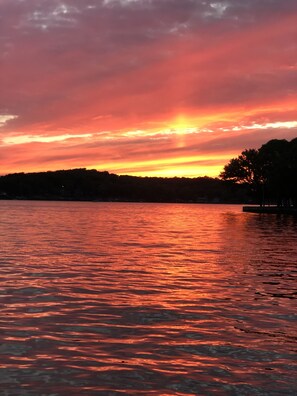 Sunset from the dock