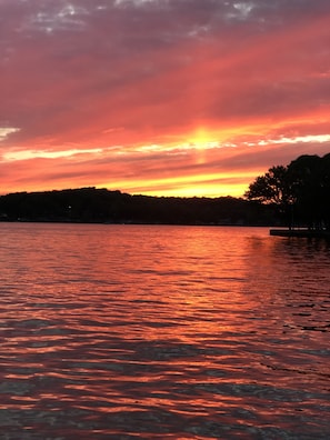Sunset from the dock