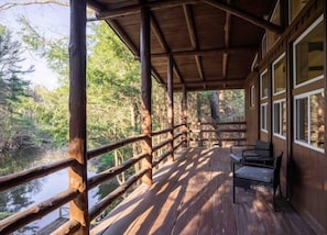 Top porch view