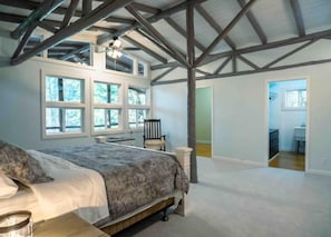 Very spacious bedroom, new king mattress