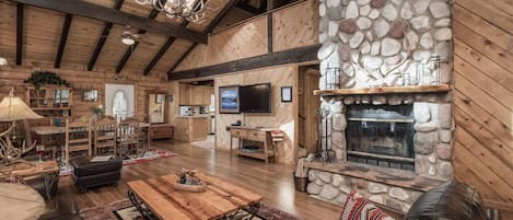 Welcome to Antler Mountain Lodge, with stunning views indoors and out.