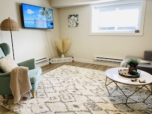 Living room area. Bright and spacious