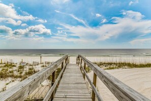 Deeded beach access, just minutes away from the beach.