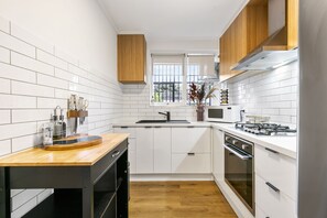 Cooking is fun in our newly renovated kitchen. 