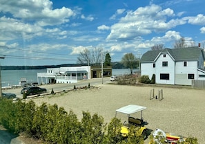 View from Livingroom and Kitchen