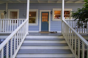 A warm welcome each and every time you walk up the steps.