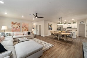 Open concept floorplan