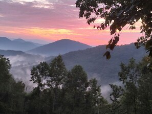 The mesmerizing western view is constantly changing throughout the day.