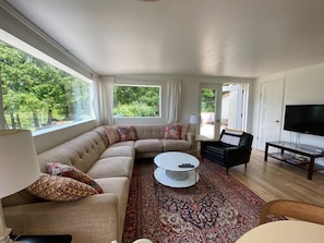 Sunkissed living room. 