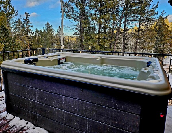 Bain à remous extérieur