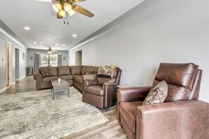 Living Room | Window A/C Unit | Baseboard Heating