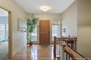 The foyer to the home is a great view!