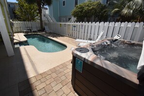 Outside Pool & Hot Tub