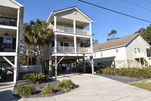 Raised beach home