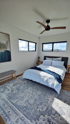 A restful space for the master bedroom.