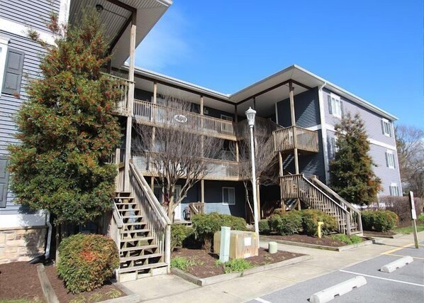 First Floor convenience, TWO marked & reserved parking spaces.