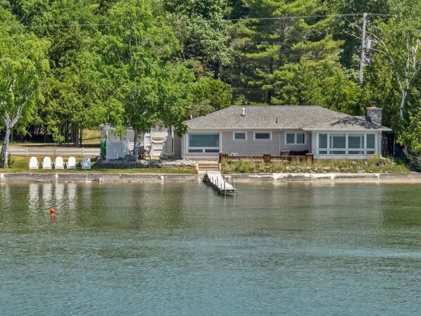 Private waterfront and dock