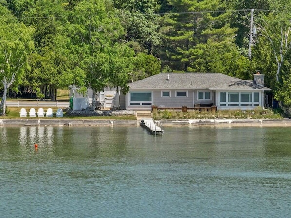 Private waterfront and dock