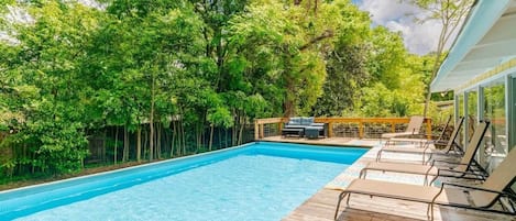 Private backyard pool!