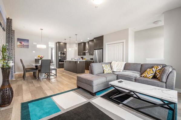 Specious Living Room for a group of travelers